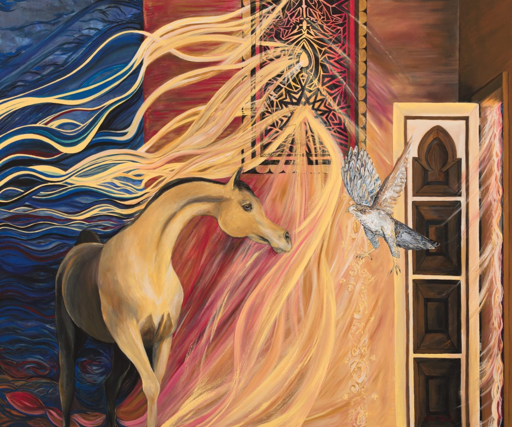 Fanni Mikó - Festmények - HAZATÉRÉS - 2023, ACRYLIC, CANVAS - 100 X 120