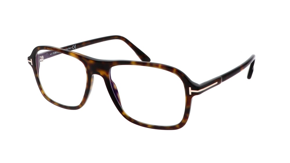 Tom Ford - Optikai keretek - FT5806-B - 052 - 55 - KÉK-IBOLYA FÉNYT SZŰRŐ LENCSÉKKEL