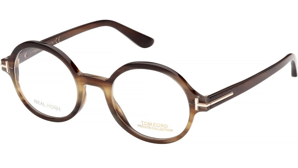 Tom Ford - Optikai keretek - FT5850-Private Collection REAL HORN - 064 - 47