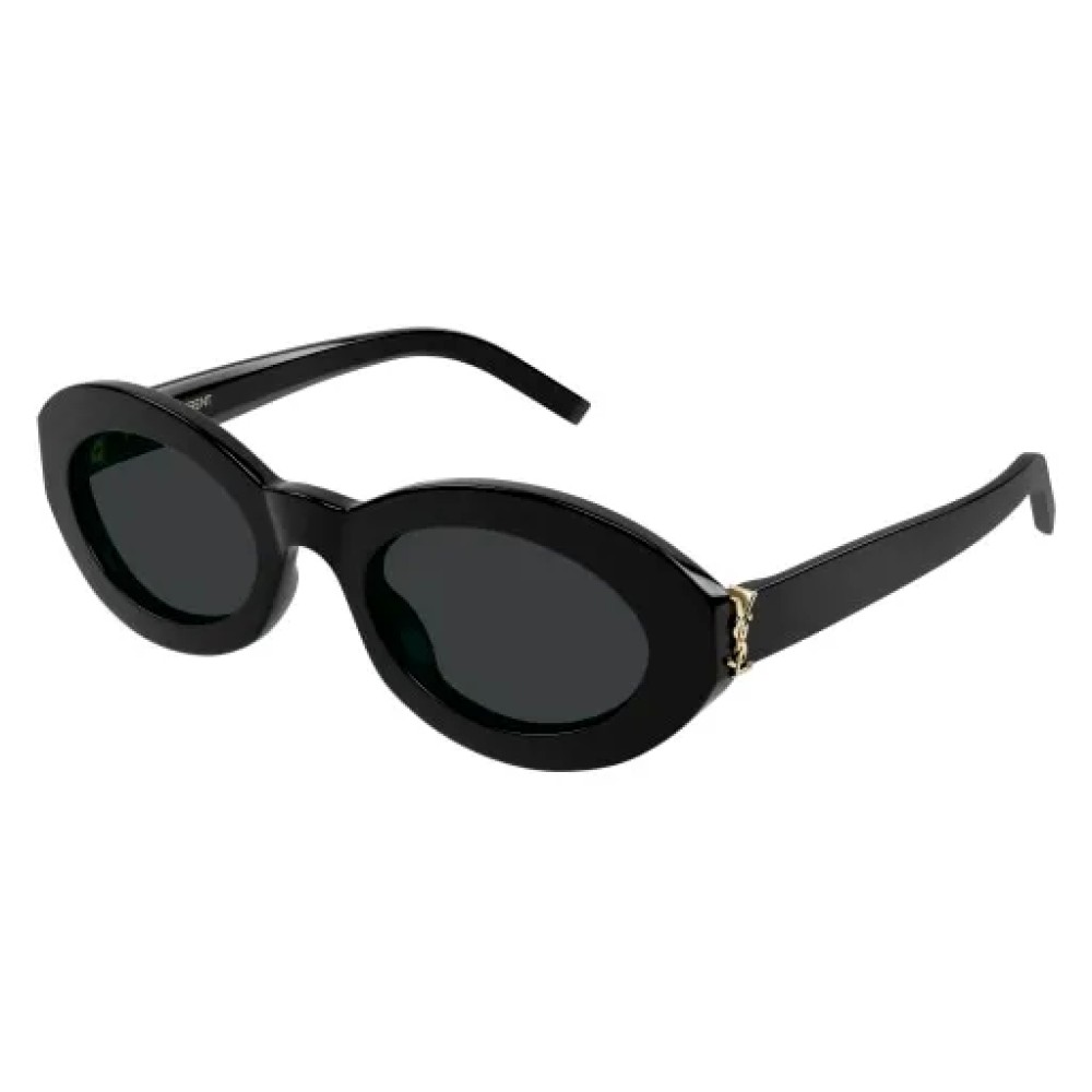 Saint Laurent SL M136 - 001 - 52 Napszemüvegek Fekete Ovális