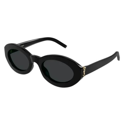 Saint Laurent SL M136 - 001 - 52 Napszemüvegek Fekete Ovális