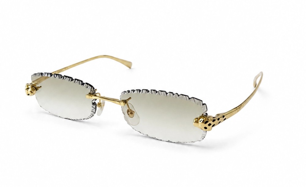 Cartier - Sončna očala - CT0494O with Diamond Cut Lenses Style - 001 - 55 - Z SOCZEWKAMI FOTOCHROMOWYMI