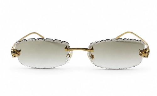 Cartier - Sončna očala - CT0494O with Diamond Cut Lenses Style - 001 - 55 - Z SOCZEWKAMI FOTOCHROMOWYMI