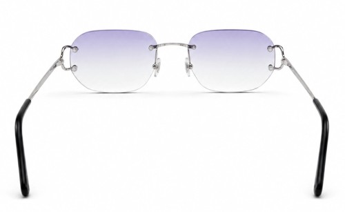 Cartier - Sončna očala - CT0092O With Purple Custom Lens - 002 - 53 - Z SOCZEWKAMI FOTOCHROMOWYMI