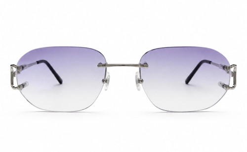 Cartier - Sončna očala - CT0092O With Purple Custom Lens - 002 - 53 - Z SOCZEWKAMI FOTOCHROMOWYMI