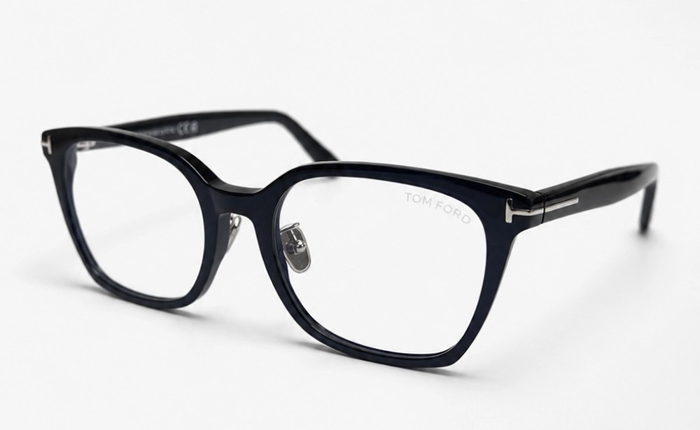 Tom Ford - Optikai keretek - TF6103-D-B ECO - 001 - 53 - KÉK-IBOLYA FÉNYT SZŰRŐ LENCSÉKKEL