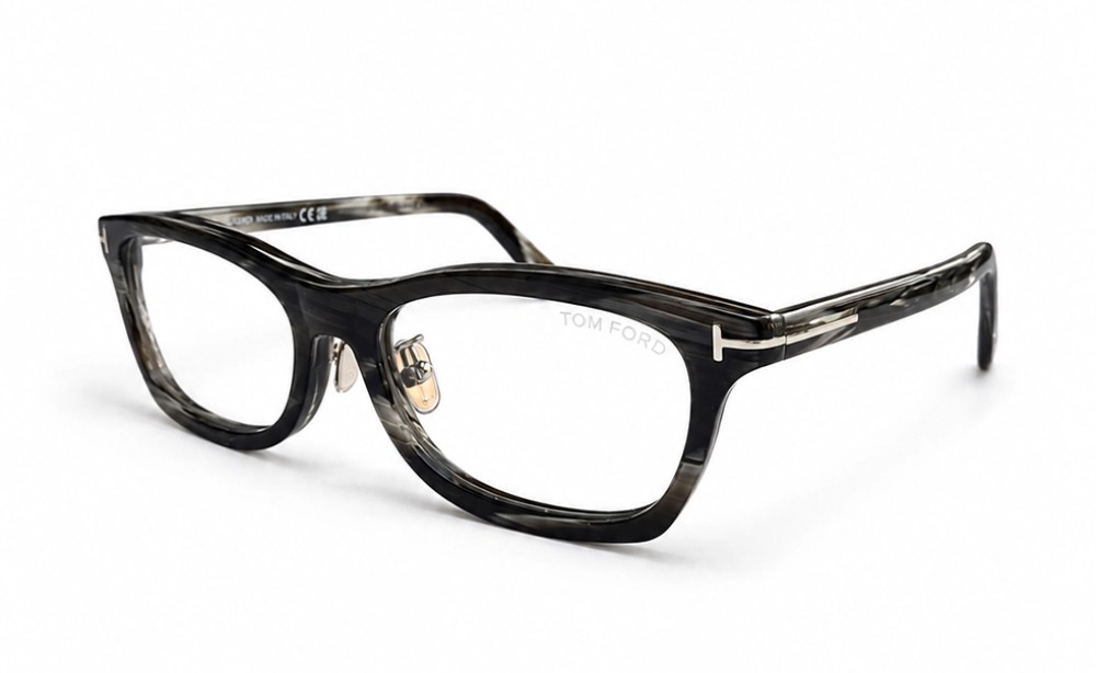 Tom Ford - Optikai keretek - TF6074-D-B ECO - 062 - 53 - KÉK-IBOLYA FÉNYT SZŰRŐ LENCSÉKKEL