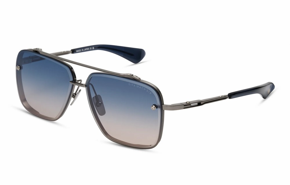Dita - Lunettes de soleil - MACH SIX//TITANIUM DTS121 - 08 - 62