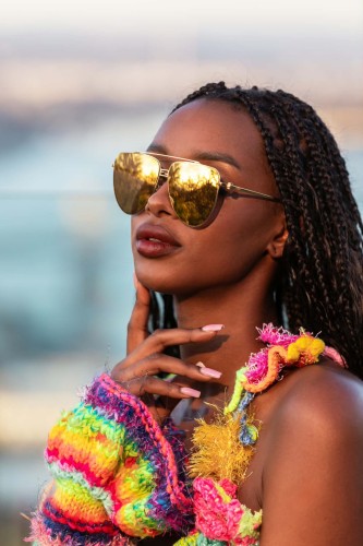 Fendi - Lunettes de soleil - FE40122U - 30L - 59