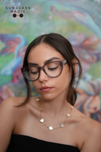 Dior DIORPRISMEO B1I - 4500 - 52 Optikai keretek Szürke Pillangó