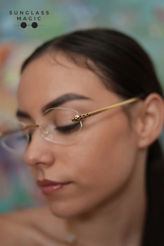 Cartier CT0637O - 001 - 56 Optikai keretek Arany Geometrikus