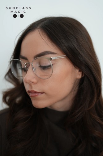 Givenchy GV0096 - 010 - 53 Optikai keretek Ezüst, Havana Kerek