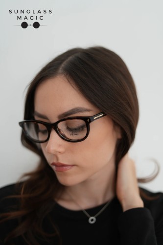 PRADA PR D01VU - 17N1O1 - 52 Optikai keretek Root havana Ovális