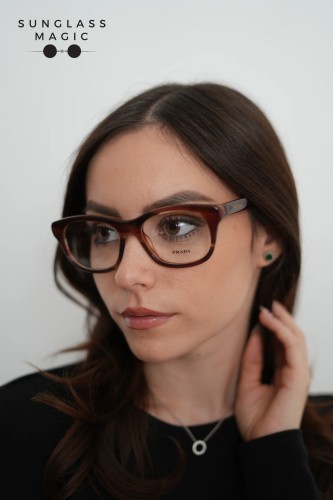 PRADA PR C13V - 24G1O1 - 54 Optikai keretek Csíkos tölgy Párna