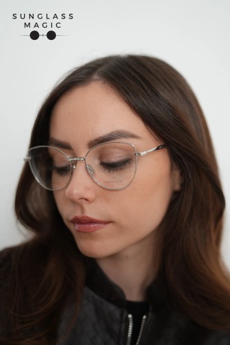 Jimmy Choo JC285 - 010 - 54 Optikai keretek Ezüst Cat Eye (Macskaszem)