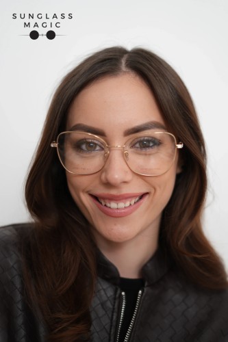 Jimmy Choo JC286/G - J5G - 55 Optikai keretek Arany Cat Eye (Macskaszem)
