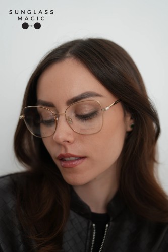 Jimmy Choo JC286/G - J5G - 55 Optikai keretek Arany Cat Eye (Macskaszem)