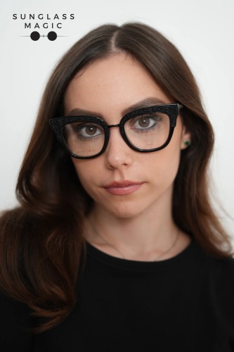 Jimmy Choo JC237 - 807 - 49 Optikai keretek Fekete Cat Eye (Macskaszem)