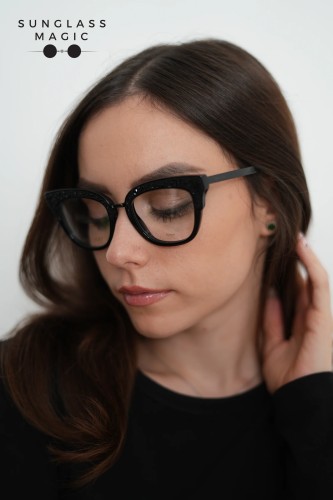 Jimmy Choo JC237 - 807 - 49 Optikai keretek Fekete Cat Eye (Macskaszem)