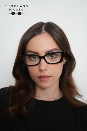 Jimmy Choo JC3018B - ​5017 - ​53 Optikai keretek Fekete Cat Eye (Macskaszem)