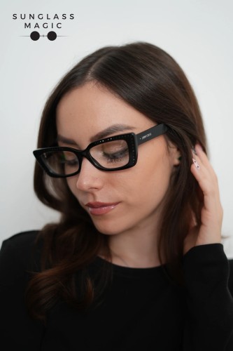 Jimmy Choo JC3018B - ​5017 - ​53 Optikai keretek Fekete Cat Eye (Macskaszem)