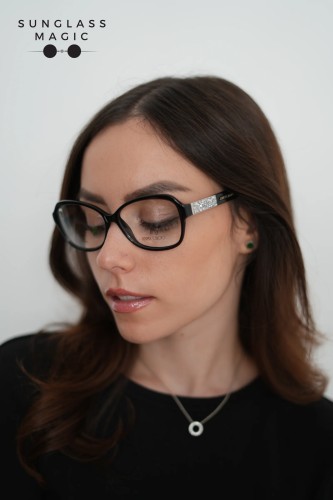 Jimmy Choo JC108 - 29A - 55 Optikai keretek Fekete Szögletes