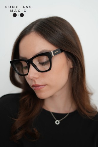 Jimmy Choo JC351 - 807 - 53 Optikai keretek Fekete Szögletes