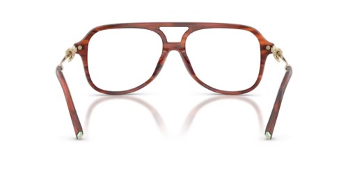 TIFFANY & CO. TF2283 - 8440 - 54 Optikai keretek Rubint, csíkos havanna Pilóta (Aviator)