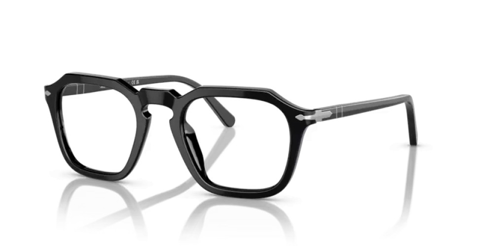 Persol PO3292V - 95 - 50 Optikai keretek Fekete Szögletes