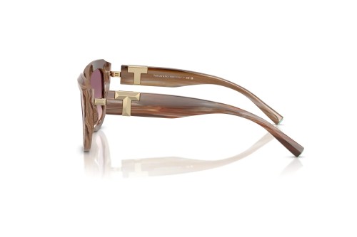 TIFFANY & CO. TF4238U - 84358D - 55 Napszemüvegek Csíkos topázbarna Párna