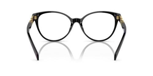 VERSACE VE3334 - GB1 - 53 Optikai keretek Fekete Cat Eye (Macskaszem)
