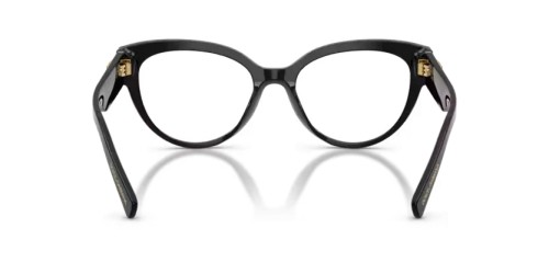 DOLCE & GABBANA DG3440 - 501 - 54 Optikai keretek Fekete Cat Eye (Macskaszem)
