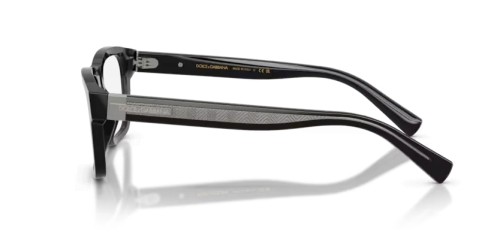 DOLCE & GABBANA DG3446 - 501 - 53 Optikai keretek Fekete Téglalap