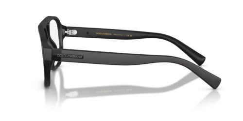 DOLCE & GABBANA DG3447 - 2525 - 56 Optikai keretek Mattfekete Pilóta (Aviator)