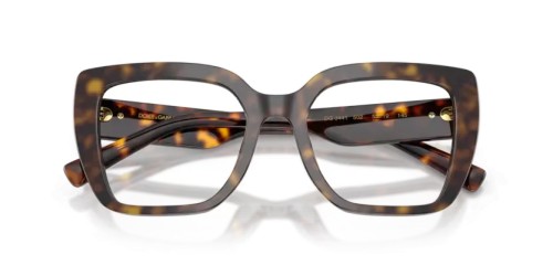 DOLCE & GABBANA DG3441 - 502 - 53 Optikai keretek Havanna Szögletes