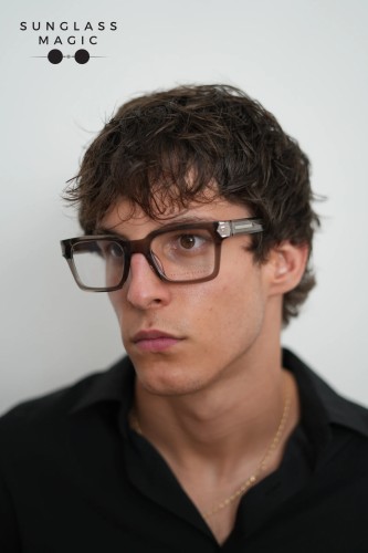 Philipp Plein VPP082 BRAVE SHADES - 09X8 - 52 Optikai keretek Barna Szögletes