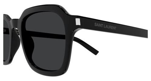 Saint Laurent SL 715 SLIM - 001 - 49 Napszemüvegek Fekete Geometrikus / négyzetes