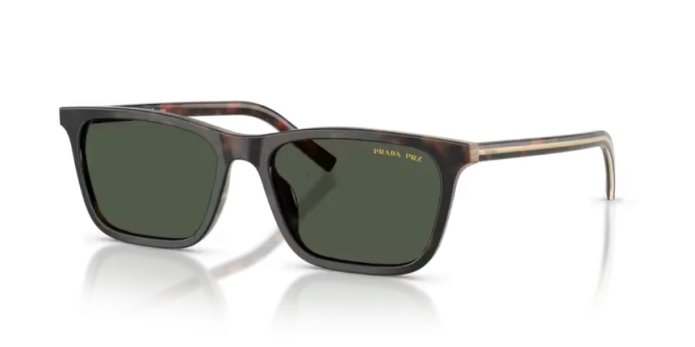 PRADA PR D19S - 20P90V - 55 - POLARIZÁLT LENCSÉKKEL Napszemüvegek Cseresznye teknős / dohány szaru Téglalap