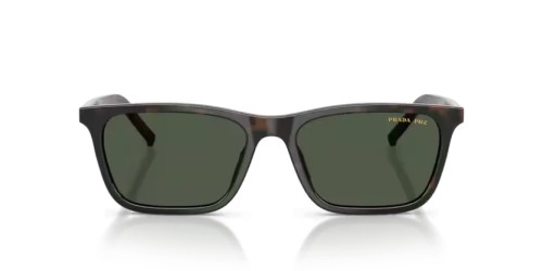 PRADA PR D19S - 20P90V - 55 - POLARIZÁLT LENCSÉKKEL Napszemüvegek Cseresznye teknős / dohány szaru Téglalap