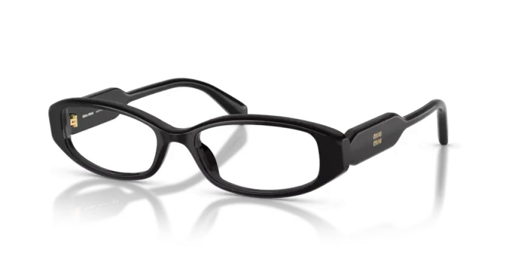 MIU MIU MU 06ZV - 16K1O1 - 54 Optikai keretek Fekete Téglalap