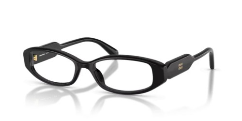 MIU MIU MU 06ZV - 16K1O1 - 54 Optikai keretek Fekete Téglalap