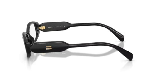 MIU MIU MU 06ZV - 16K1O1 - 54 Optikai keretek Fekete Téglalap