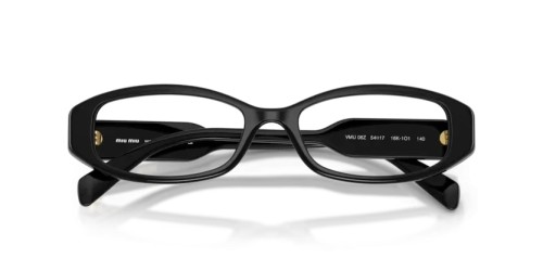 MIU MIU MU 06ZV - 16K1O1 - 54 Optikai keretek Fekete Téglalap
