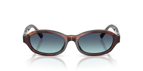 TIFFANY & CO. TF4270U - 84219S - 52 Napszemüvegek Pöttyös barna havanna Ovális