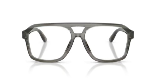 DOLCE & GABBANA DG3452 - 3479 - 57 Optikai keretek Átlátszó szürke csíkozott szürkén Pilóta (Aviator)