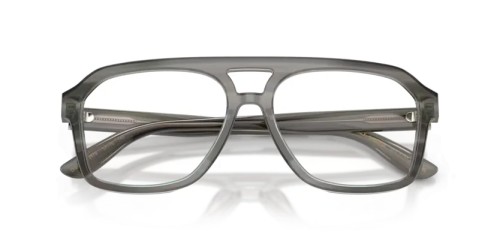 DOLCE & GABBANA DG3452 - 3479 - 57 Optikai keretek Átlátszó szürke csíkozott szürkén Pilóta (Aviator)