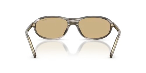 PRADA PR D20SU - 26O10R - 56 Napszemüvegek Csíkos ében Ovális