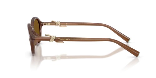TIFFANY & CO. TF4266U - 847183 - 51 - POLARIZÁLT LENCSÉKKEL Napszemüvegek Átlátszó méz Ovális