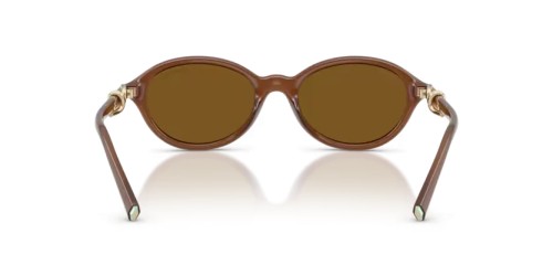 TIFFANY & CO. TF4266U - 847183 - 51 - POLARIZÁLT LENCSÉKKEL Napszemüvegek Átlátszó méz Ovális