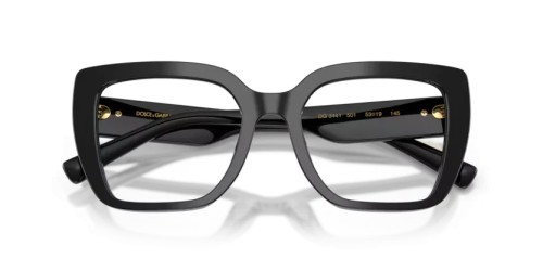 DOLCE & GABBANA DG3441 - 501 - 53 Optikai keretek Fekete Szögletes